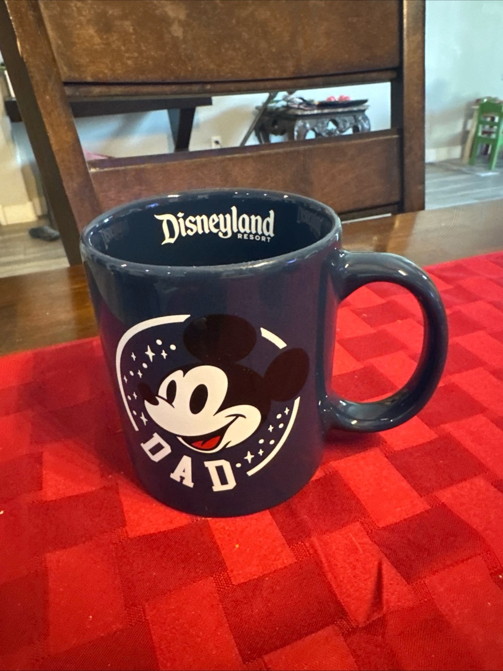 Navy Mickey Dad Mug